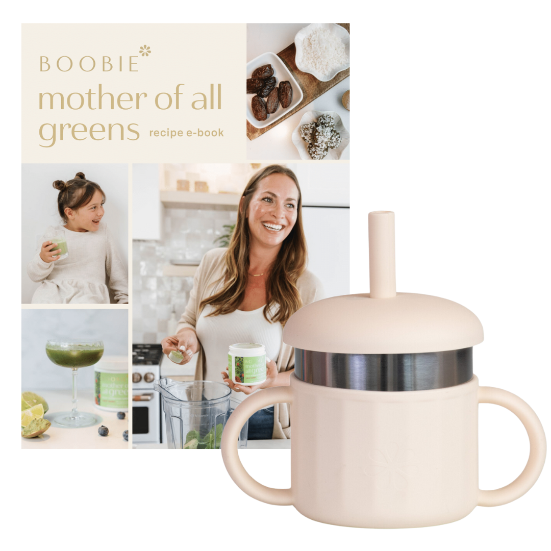 Free Mother of All Greens Recipe E-Book & Share with Me Cup
